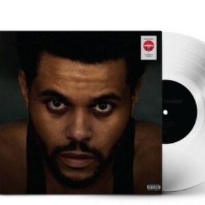 White Vinyl Record with Album Cover